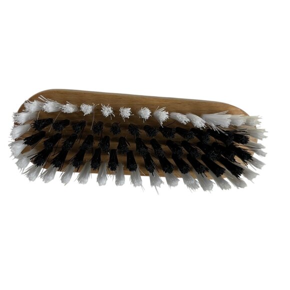 VTG Holland Wall Mountable Hand-Painted Wooden Clog & Shoe Brush 6.5" Length - Picture 10 of 16